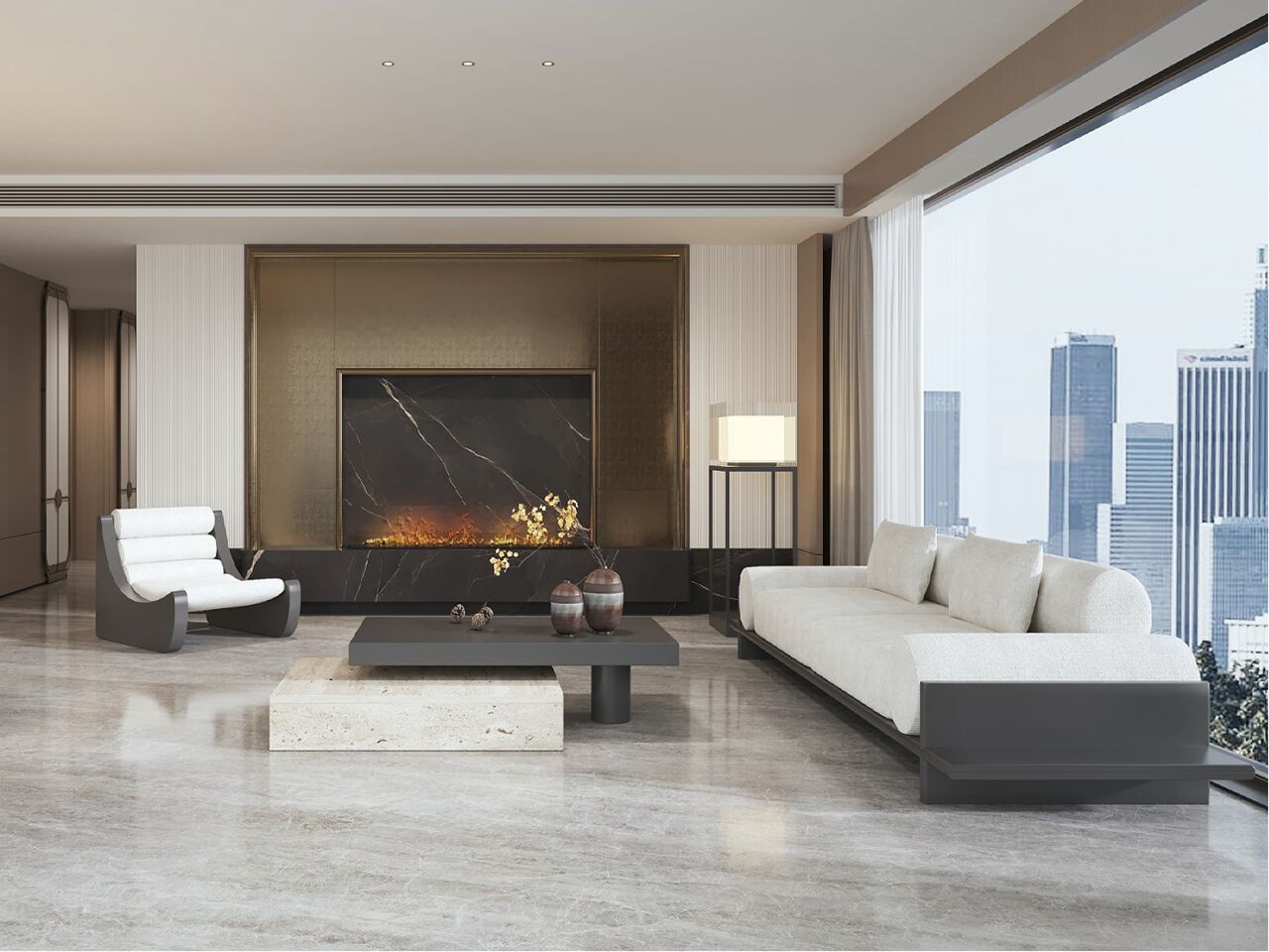 Мраморный пол / покрытие GANI MARBLE TILES BALLOT GREY ARCH-00074630 - Вид №1