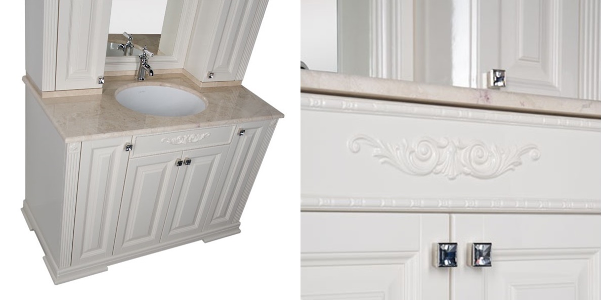 Комплект мебели Aquanet Кастильо 120 слоновая кость 00182696 - Вид №4