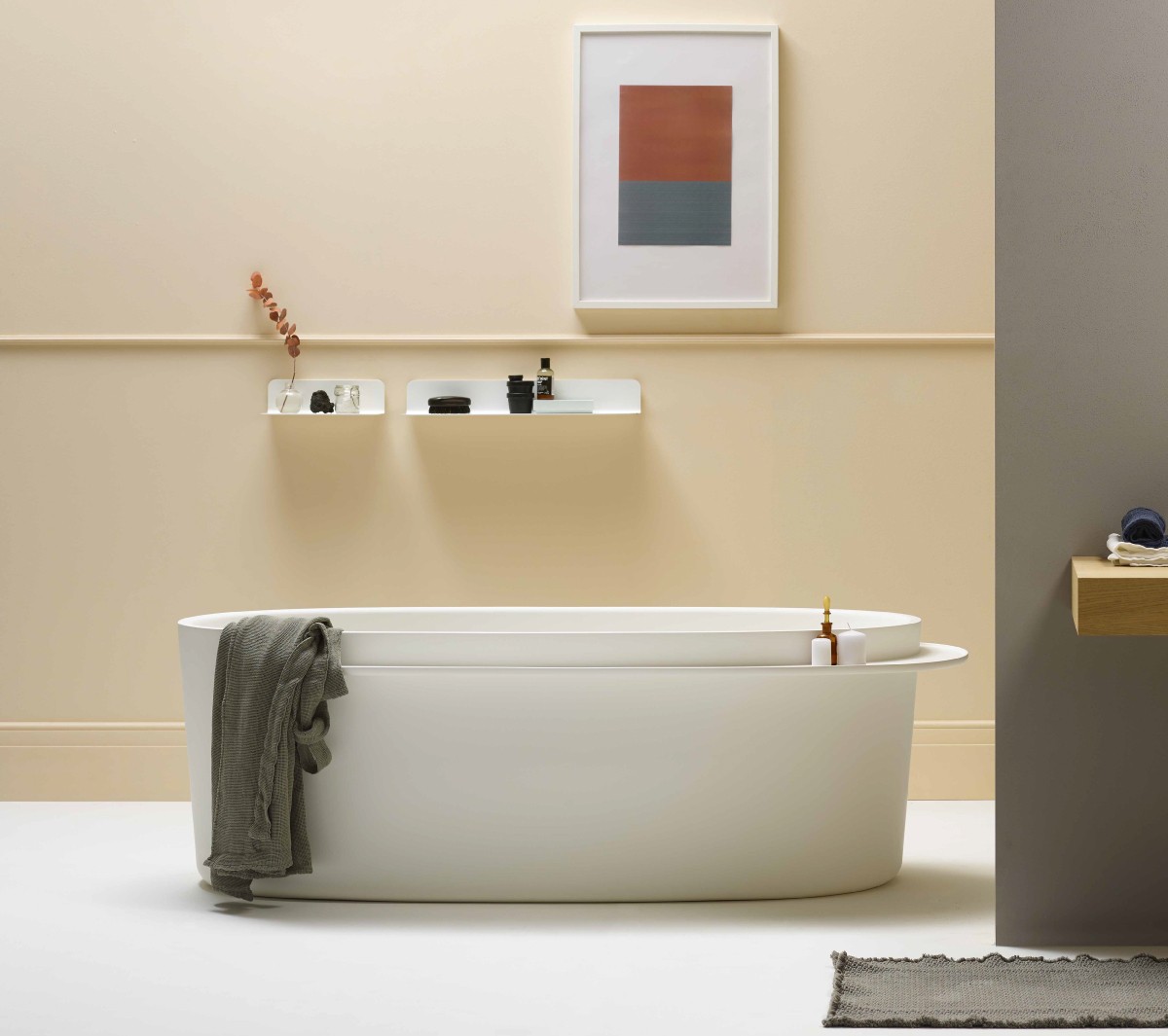 Ex.T Plateau Ванна с полкой слева EXVAPLAT/MESX - Вид №5