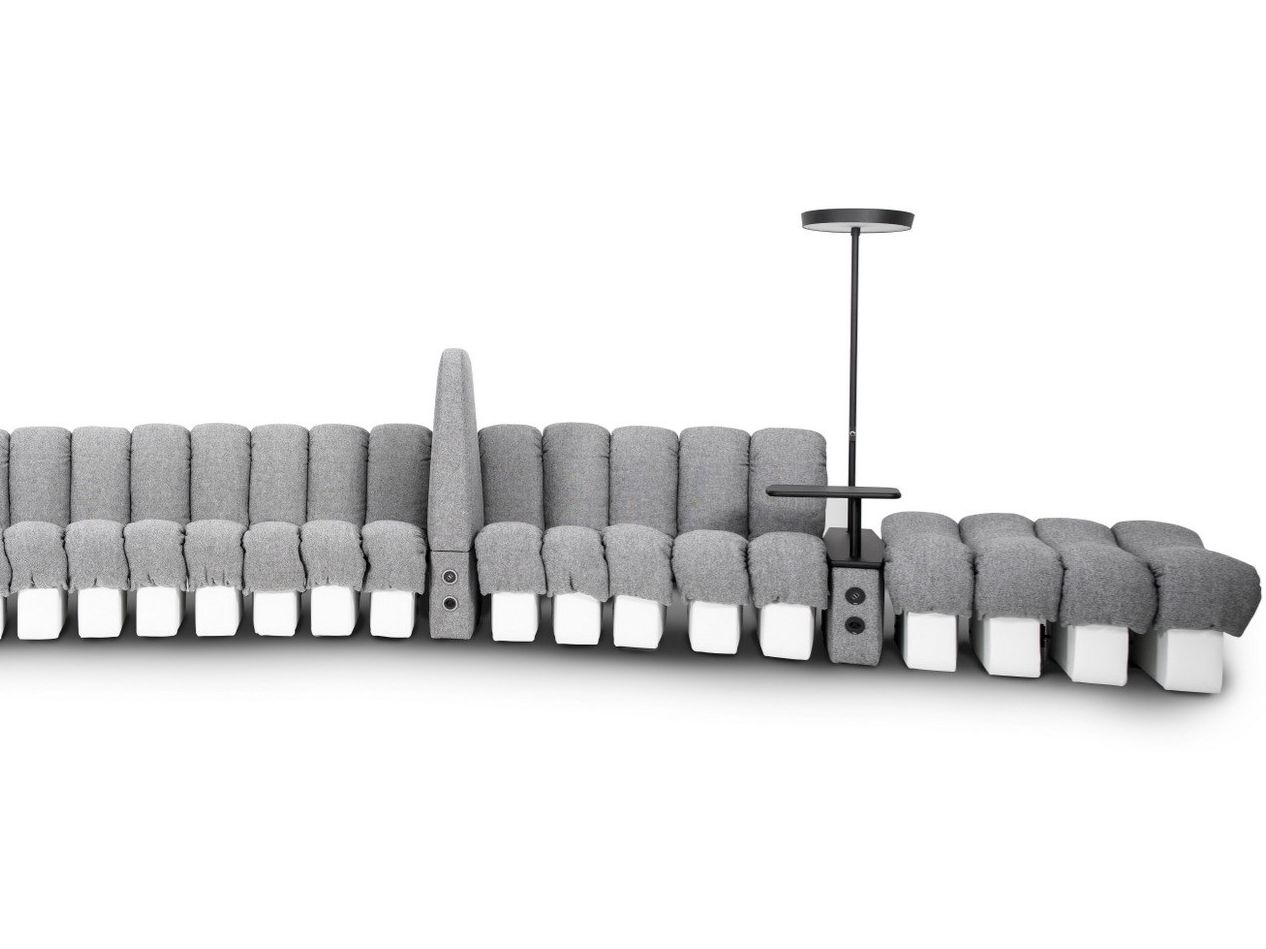 Модуль перегородки с журнальным столиком и лампой de Sede DS-600 ARCH-00084780 - Вид №1