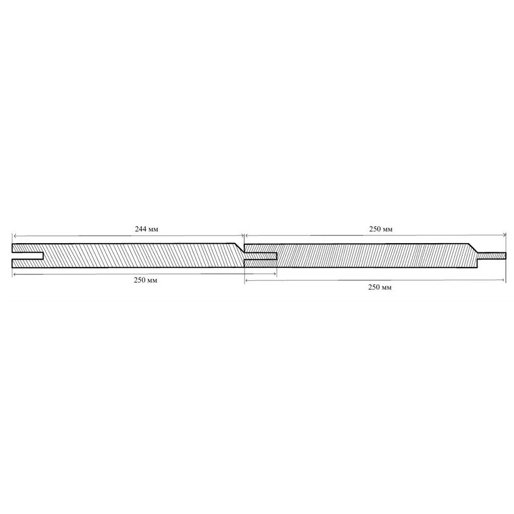 Панель МДФ 2600х250х6 мм Груша Комано 0.65 м² 82964615 STLM-2045046 DEKOR PANEL  - Вид №4