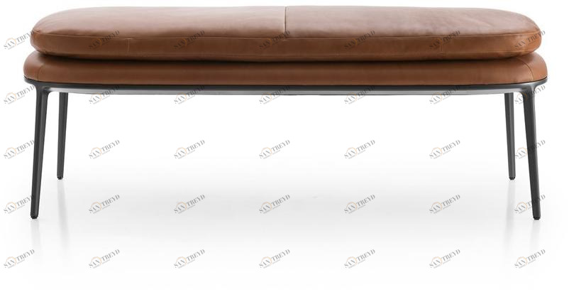 Maxalto Мягкая кожаная скамейка Caratos sun-id-1392309