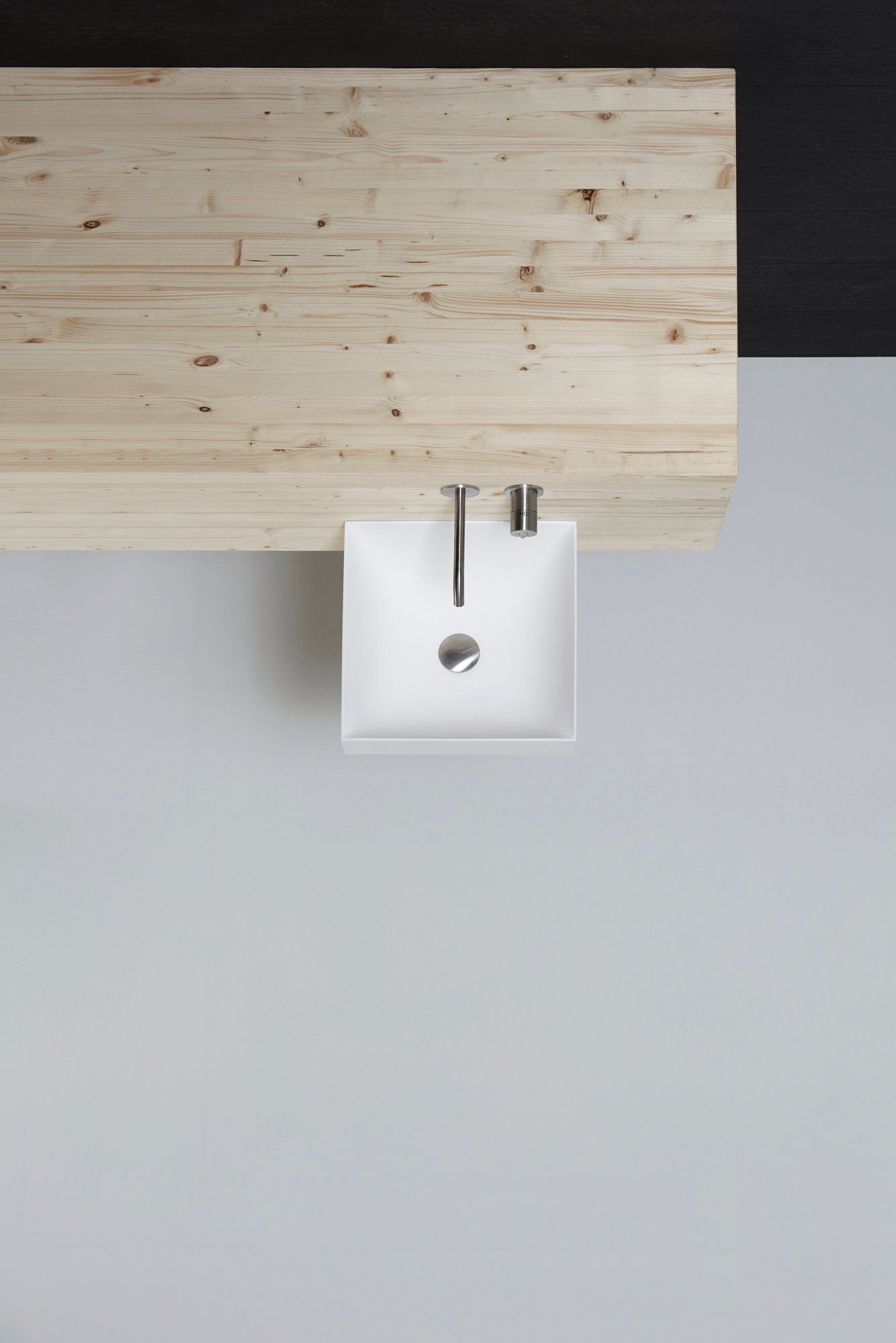 Квадратный подвесной умывальник из Flumood® Antoniolupi Stratos ARCH-00025543 - Вид №1