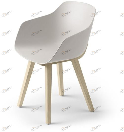 ALKI Экологический пластиковый стул с подлокотниками Kuskoa bi sun-id-1373710