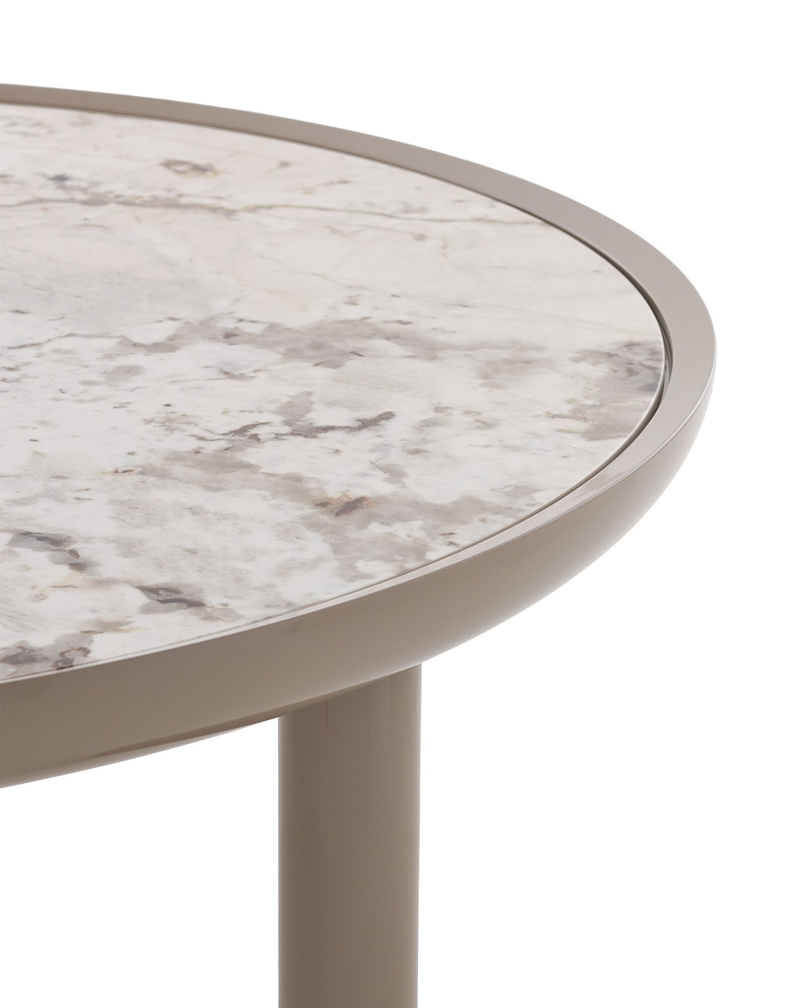 Низкий круглый журнальный столик из керамогранита Kartell K-TOP ARCH-00062411 - Вид №14