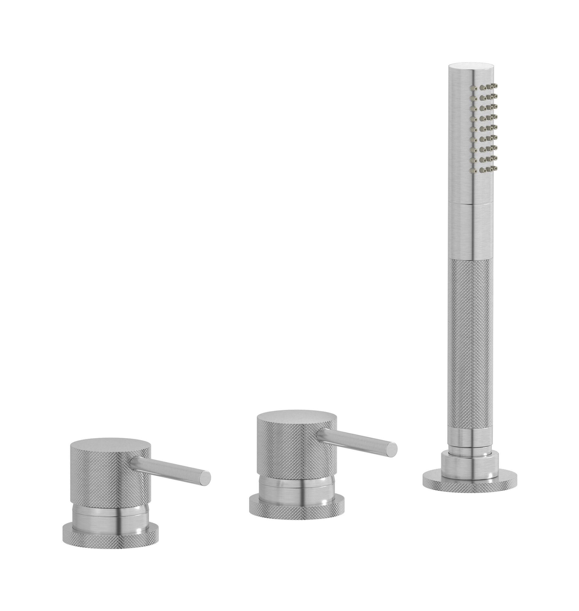 Однорычажный смеситель для ванны с 3 отверстиями и ручным душем IB промышленность ARCH-00145662 - Вид №12