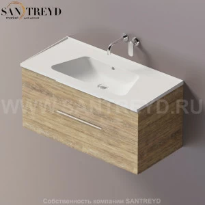 Flaminia BLOOM Тумба под раковину 105 см с 1 ящиком BBX839.WQ