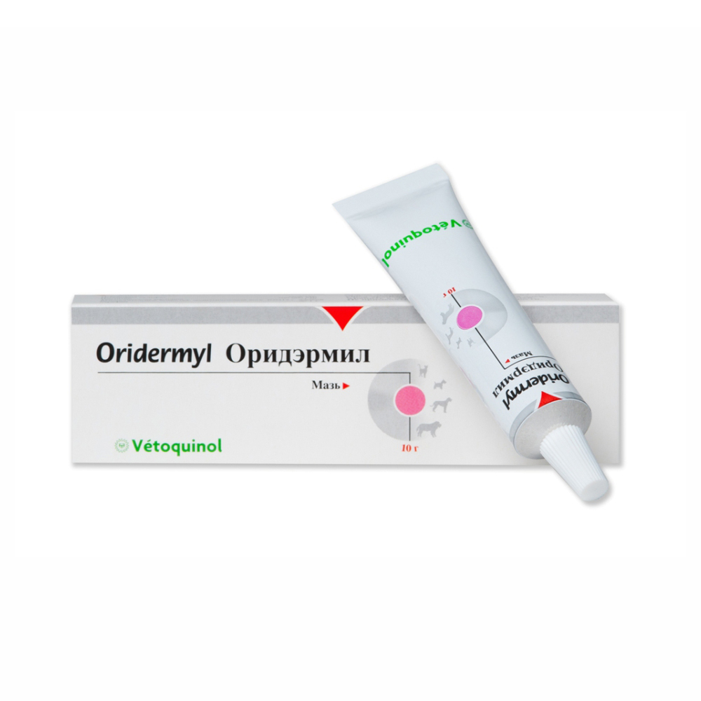 Т0024631 Мазь Оридэрмил при отодектозе 10г VETOQUINOL 