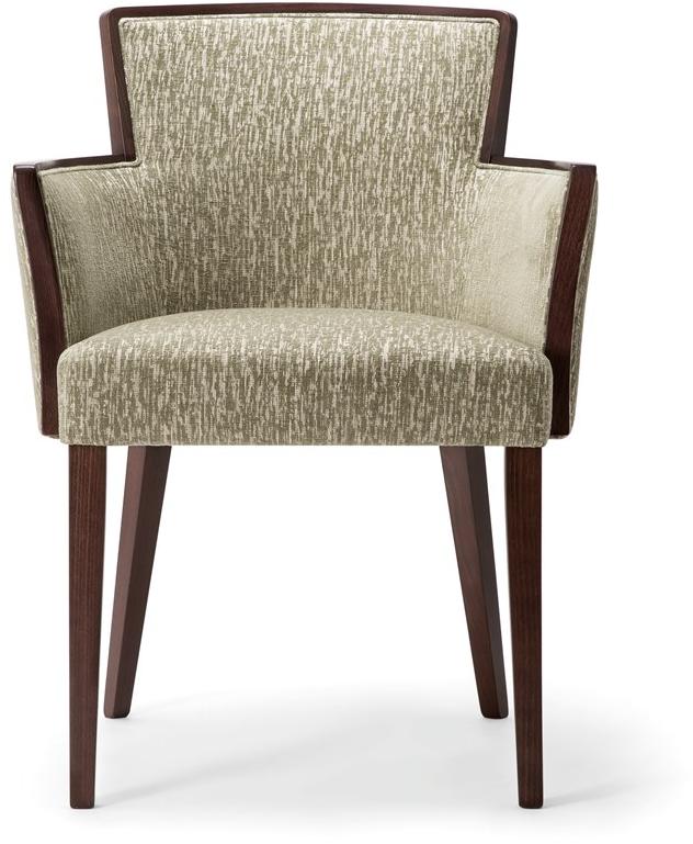 Tirolo Стул из массива дерева и ткани с подлокотниками London 016 sa - Вид №2