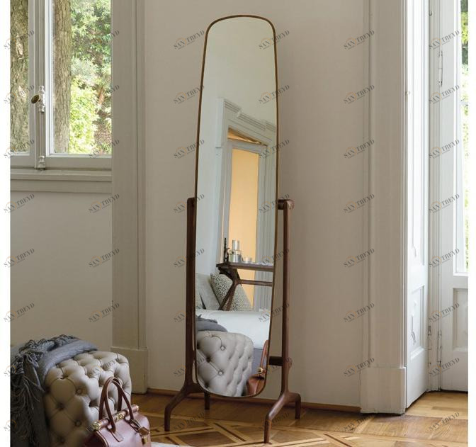 Porada Наклонное напольное зеркало из орехового дерева Iron sun-id-1451136