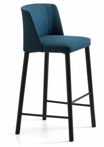 arrmet Высокий табурет из ткани со спинкой Virginia 1031