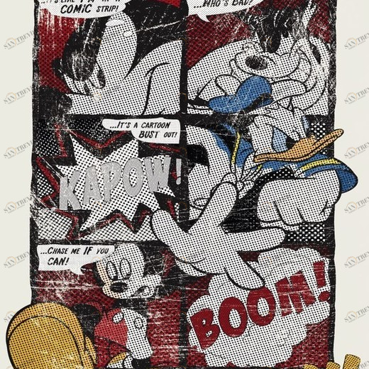 4-421-Mickey-s-Great-Escape Фотообои Komar Disney 2.54х1.84 м 4421MICKEYSGREATESCAPE