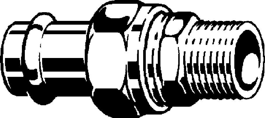 Viega Соединительный элемент резьбовой разъемный Prestabo 1165 (559298) 559 298 - Вид №1