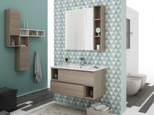 LEGNOBAGNO Подвесная тумба под умывальник с ящиками Express