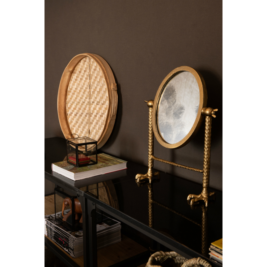 Зеркало Falcon, латунь Dutchbone 8100021 - Вид №2