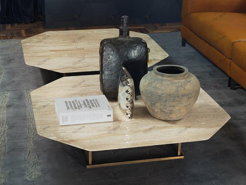 Borzalino Восьмиугольный мраморный журнальный столик sun-id-1392113