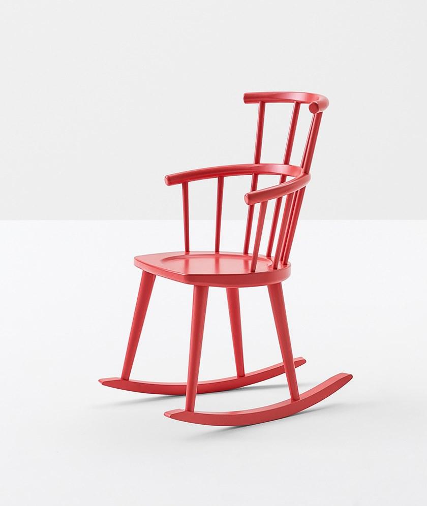 Billiani Кресло-качалка из бука W. 604 - Вид №4