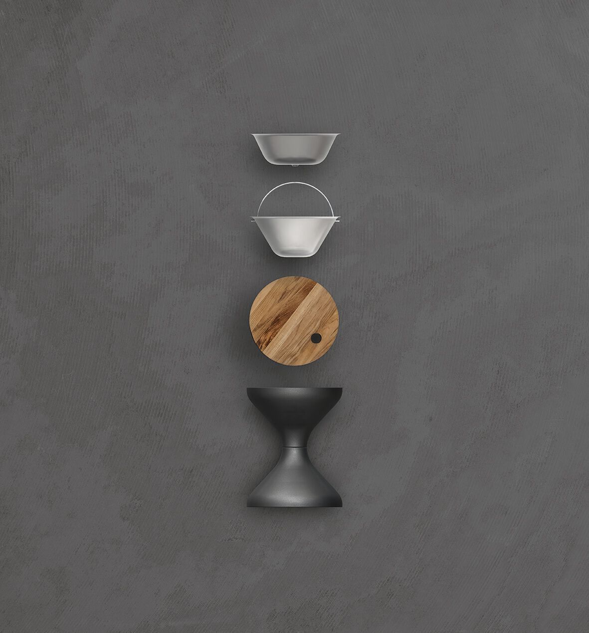 Круглый стол из алюминия и тика Gloster BELLS ARCH-00075661 - Вид №4