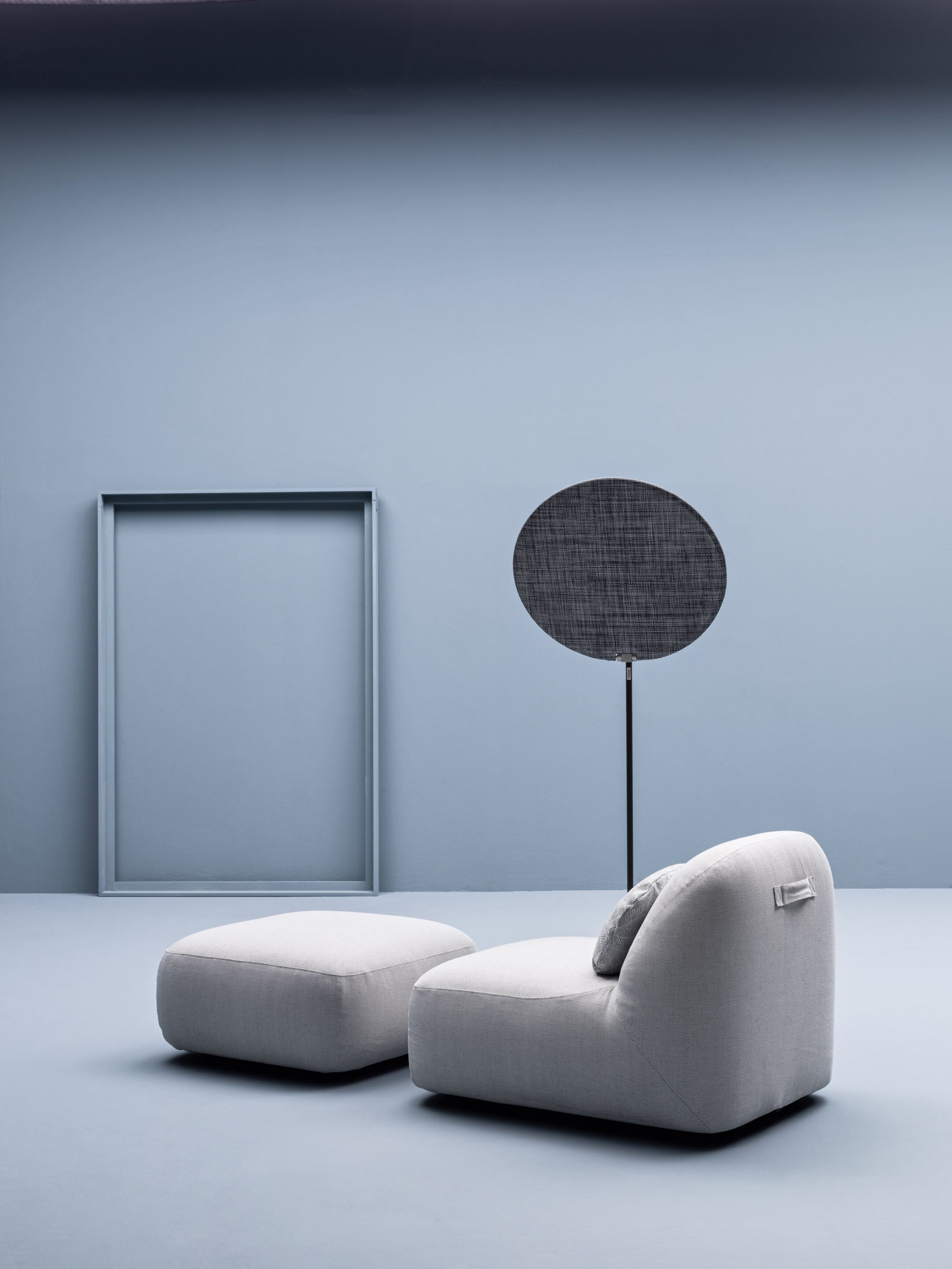 Квадратный садовый пуфик из конопли Varaschin Reuse ARCH-00102447 - Вид №1