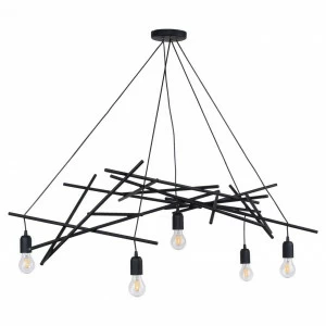 Дизайнерская подвесная люстра Spot Light Glenn 9222504 черная SPOT LIGHT ДИЗАЙНЕРСКИЕ, GLENN 108249 Черный