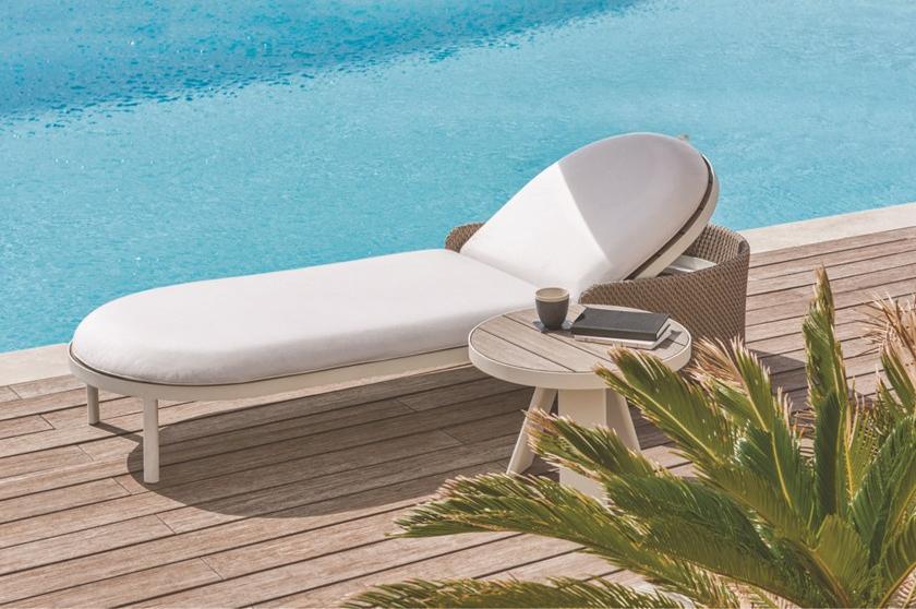 Ethimo Низкий садовый стол из тика Esedra sun-id-1449879 - Вид №6