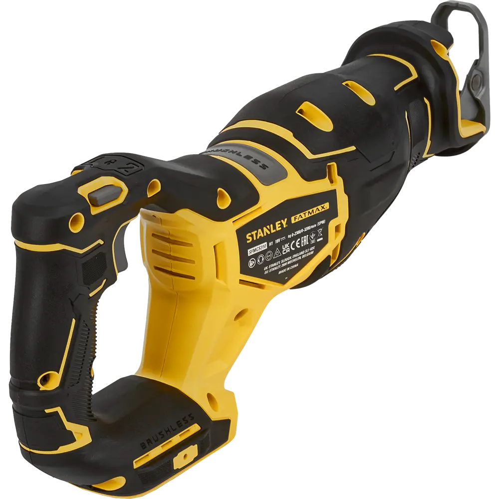 Пила сабельная аккумуляторная бесщеточная Stanley Fatmax SFMCS310B-XJ, 20 В Li-ion без АКБ и ЗУ STLM-2110913 - Вид №2