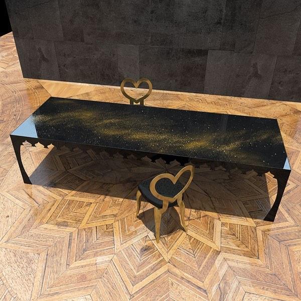 Unica by Tecnotelai Прямоугольный обеденный стол из закаленного стекла Le mille e una notte sun-id-1416882 - Вид №5