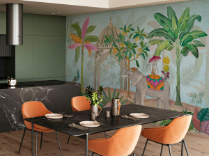 Нетканые рулонные гипсовые обои