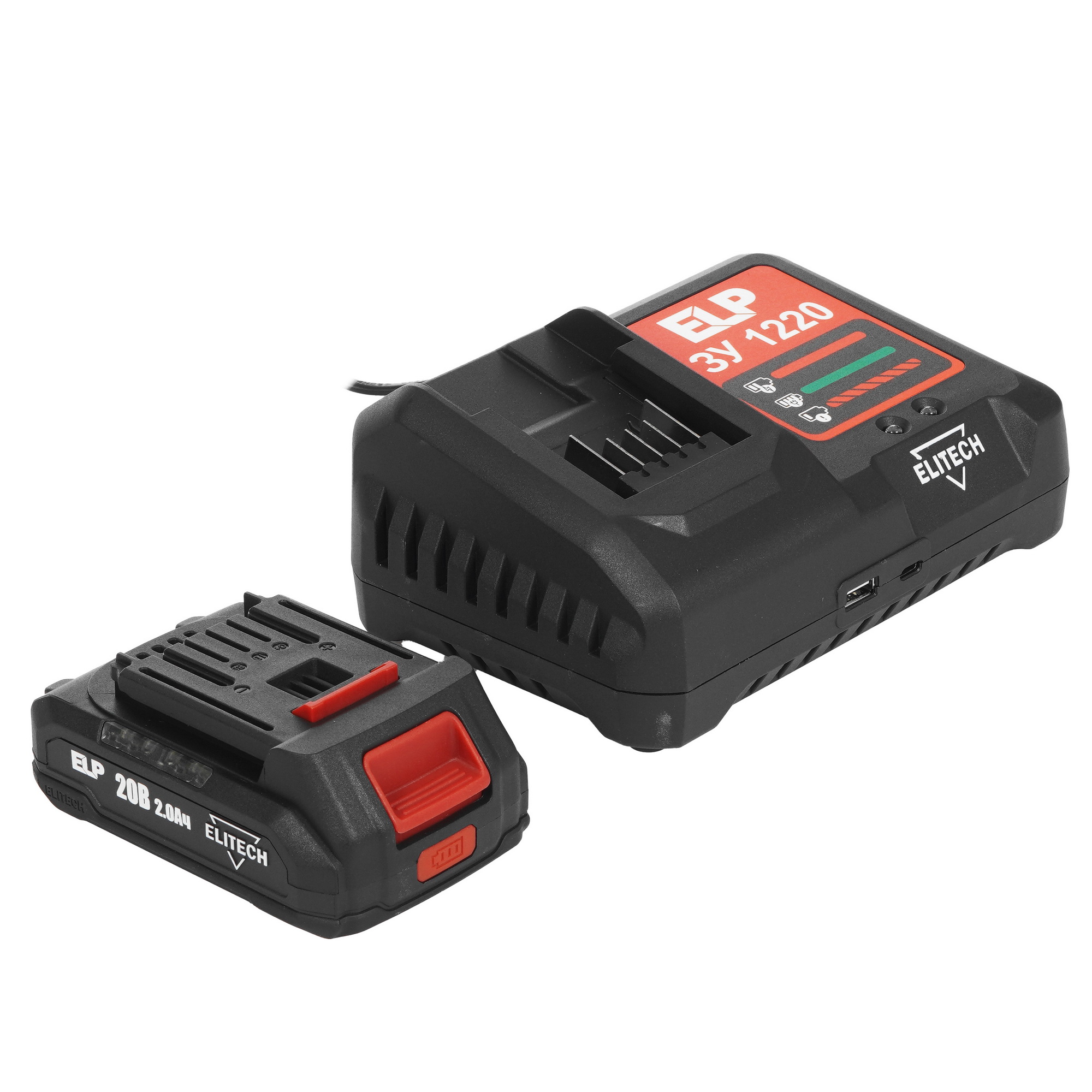 Дрель-шуруповерт Elitech ДА 20БЛ2   , Без ЗУ, Без АКБ 9207944 STDN-0001592 - Вид №5