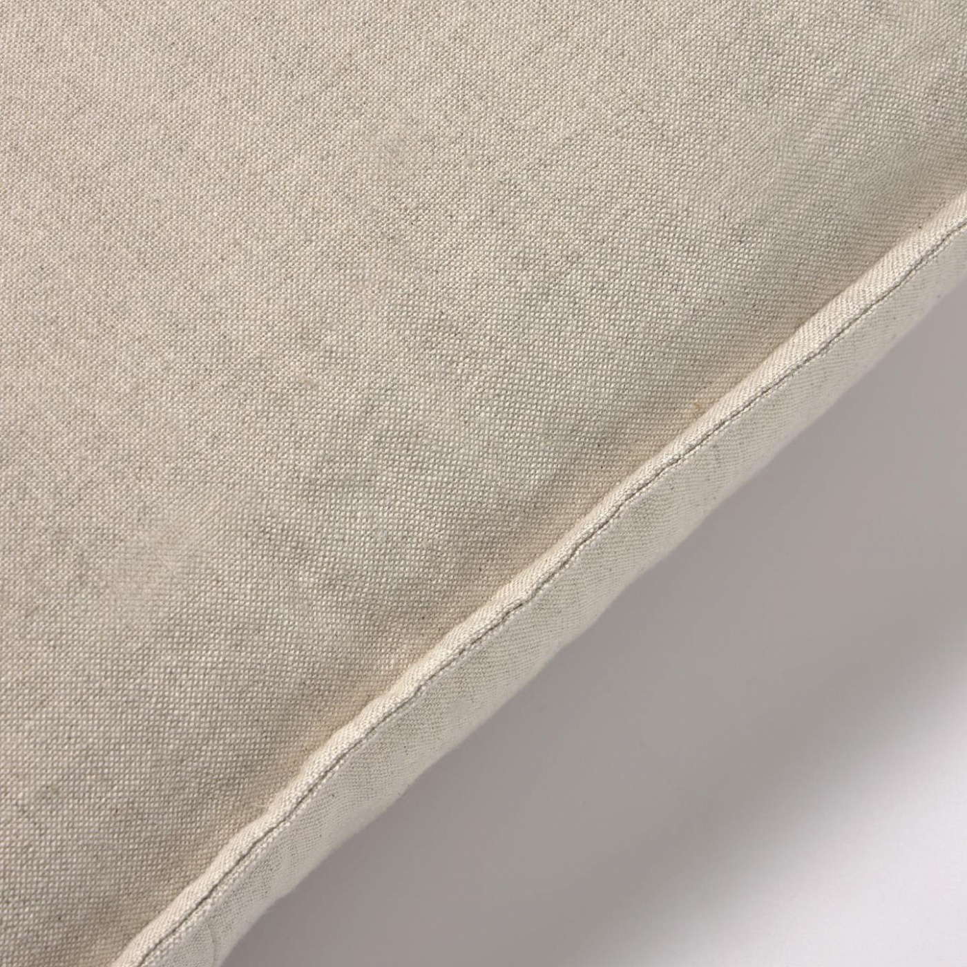 099959 Чехол для подушки 45x45 бежевый, хлопок+лен La Forma Achebe 