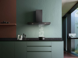 Настенный стальной вытяжной вентилятор с активированным углем