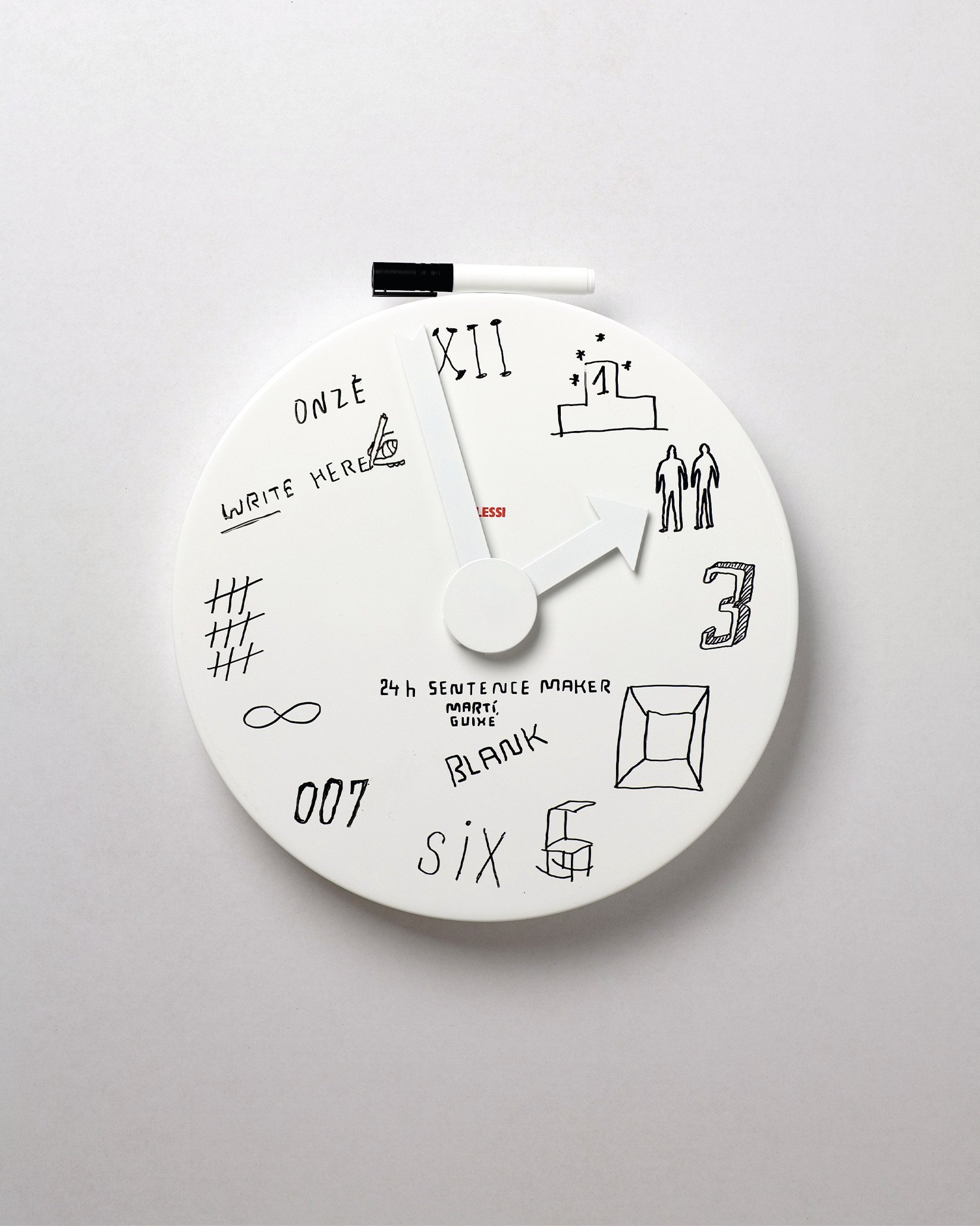 Настенные часы Alessi Blank MGU02 - Вид №1