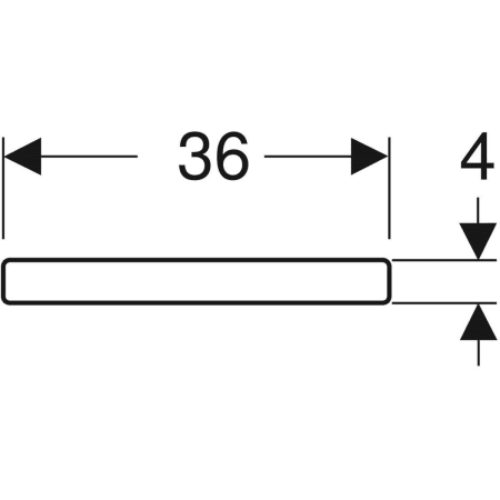 572110000 Сиденье для унитаза Geberit Renova Plan прямоугольное исполнение, крепление снизу Geberit  - Вид №3