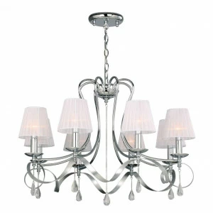 Подвесная люстра Favourite Amabilis 2597-8P FAVOURITE ДИЗАЙНЕРСКИЕ, AMABILIS 337034 Белый;серебро