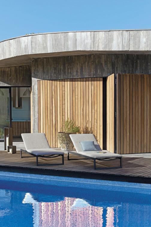 MNST75 Лежак белый воробей Manutti Liner - Вид №5