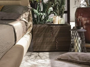 Gruppo Tomasella Прямоугольная прикроватная тумбочка из дуба с ящиками Athena