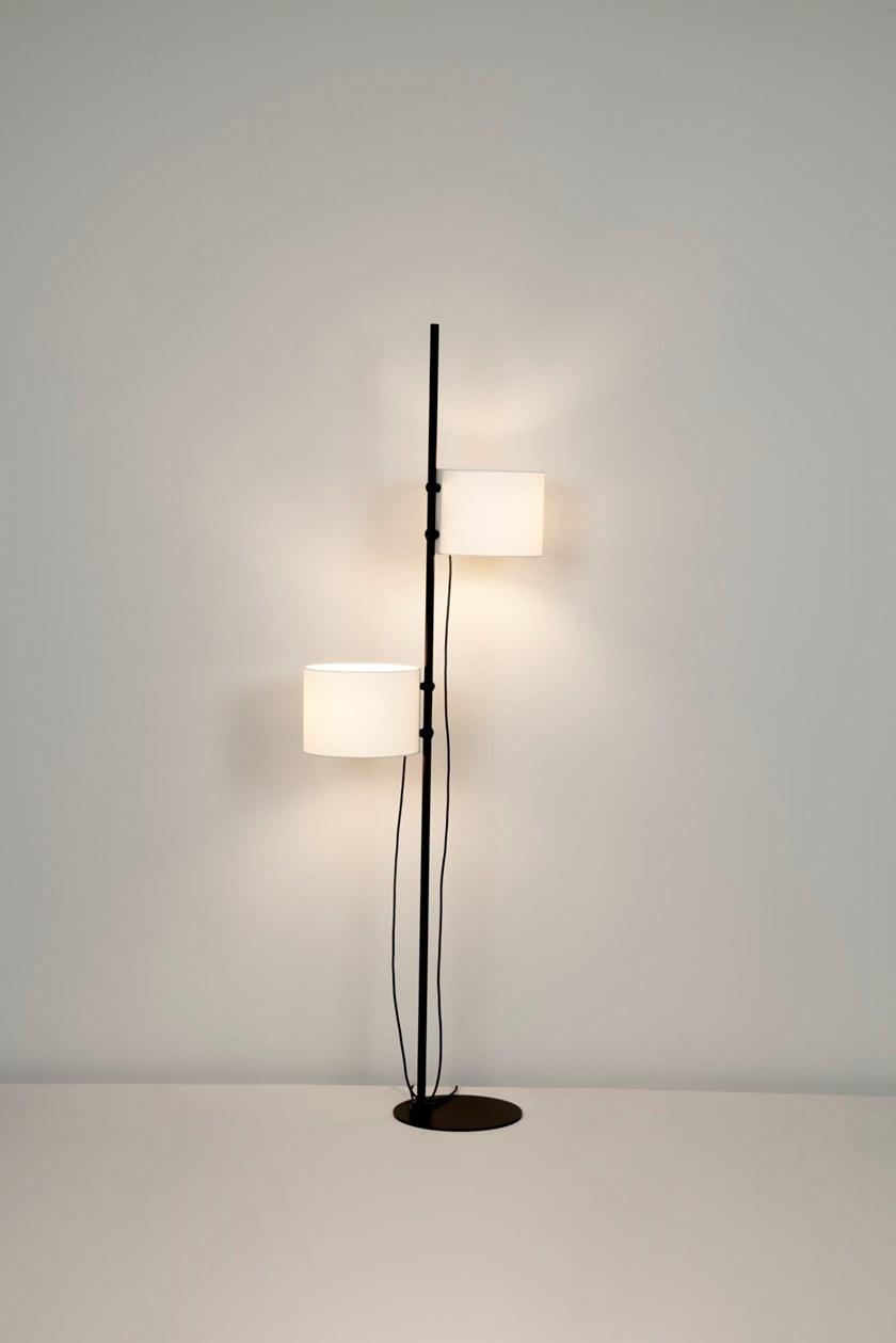 Milan Iluminacion Торшер с регулируемой высотой из ткани и стали Twain 6904 - Вид №5