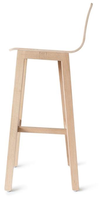 Askia Высокий табурет из ясеня с подставкой для ног Version 3 sun-id-1459255 - Вид №2