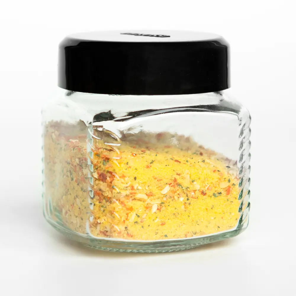 Банка для сыпучих продуктов Berossi Rondo 0.25 л стекло цвет черный STLM-2047496