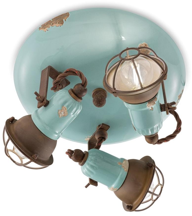 FERROLUCE Круглый керамический прожектор с несколькими регулировками Loft C1678-/1 - c1679-/1 - Вид №3