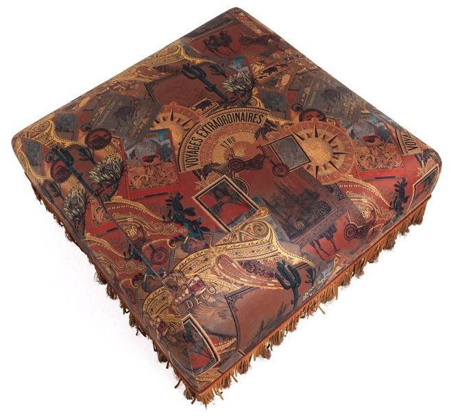 ETRO Home Interiors Пуф из квадратной ткани с обивкой Mauritania E.mau.222.a - Вид №2