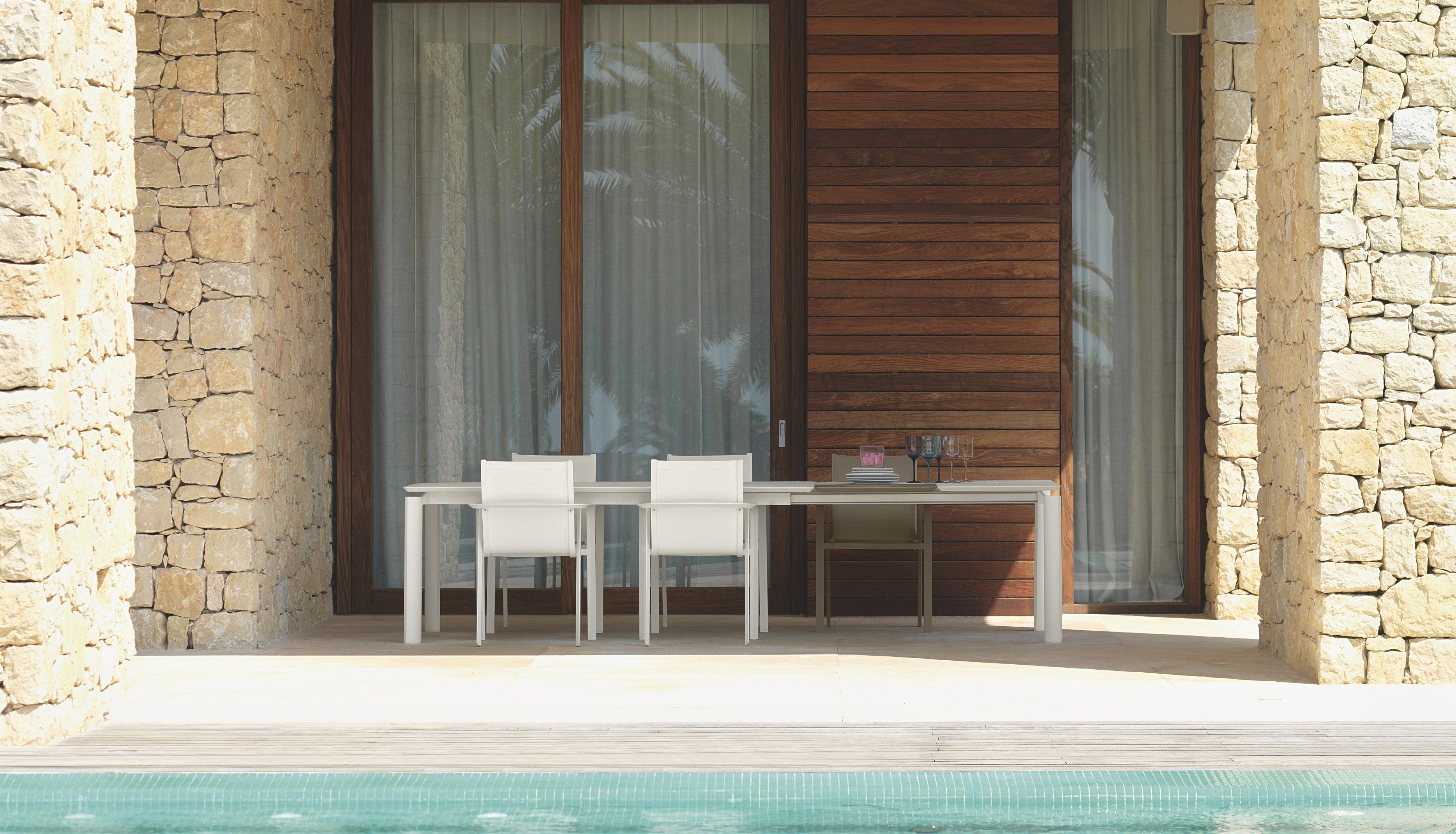 Алюминиевый выдвижной садовый стол Talenti ARCH-00079587 - Вид №6