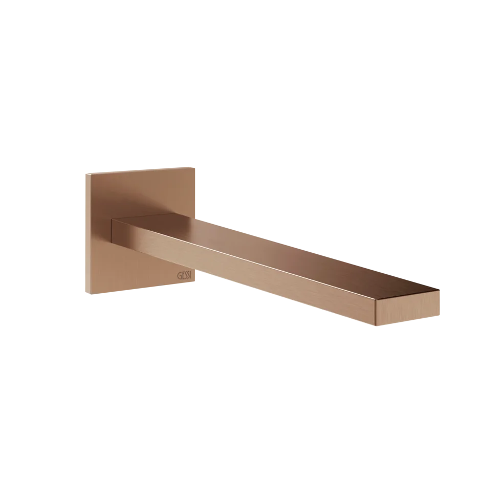 Носик для умывальника 73104 708 Gessi Inverso МЕДНЫЙ МАТОВЫЙ PVD 73104708