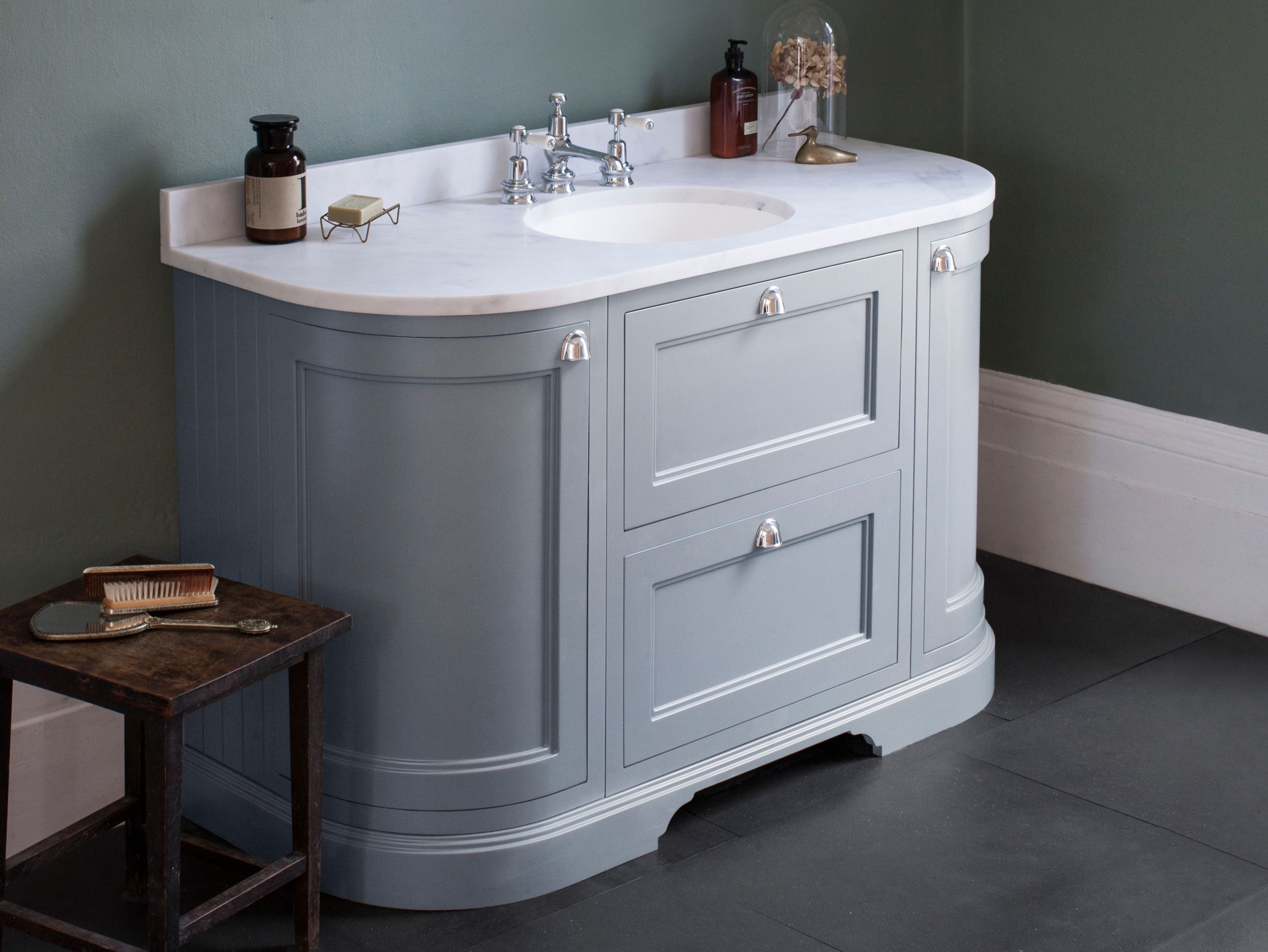 Напольный шкаф для умывальника из МДФ с ящиками Burlington MINERVA ARCH-00000701