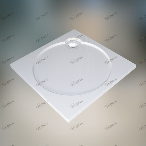 Душевой поддон 100X100X4 СМ Q-БЕЛЫЙ GUTEWETTER Shower trays 100X100X4СМQБЕЛЫЙ