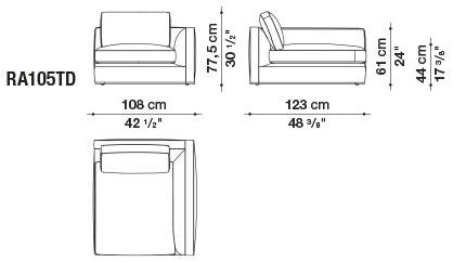 B&B Italia Диван из ткани Richard sun-id-1429934 - Вид №48