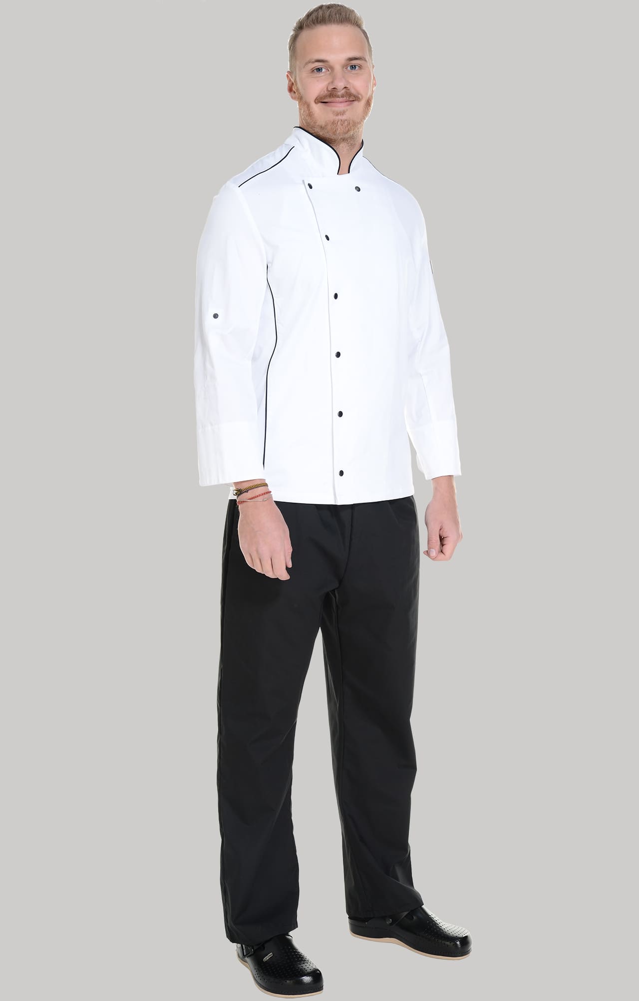 62613 Китель поварской white RICON  Одежда для поваров  размер 46 (S)  - Вид №7