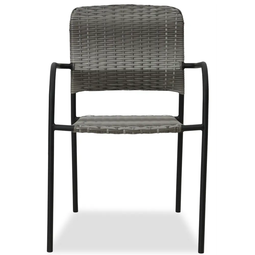 Кресло садовое Zena 61x57x85 см пластик серый Santreyd нет STLM-2092218 - Вид №2