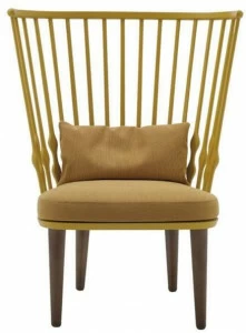 Andreu World Кресло из бука с высокой спинкой Nub Bu1440