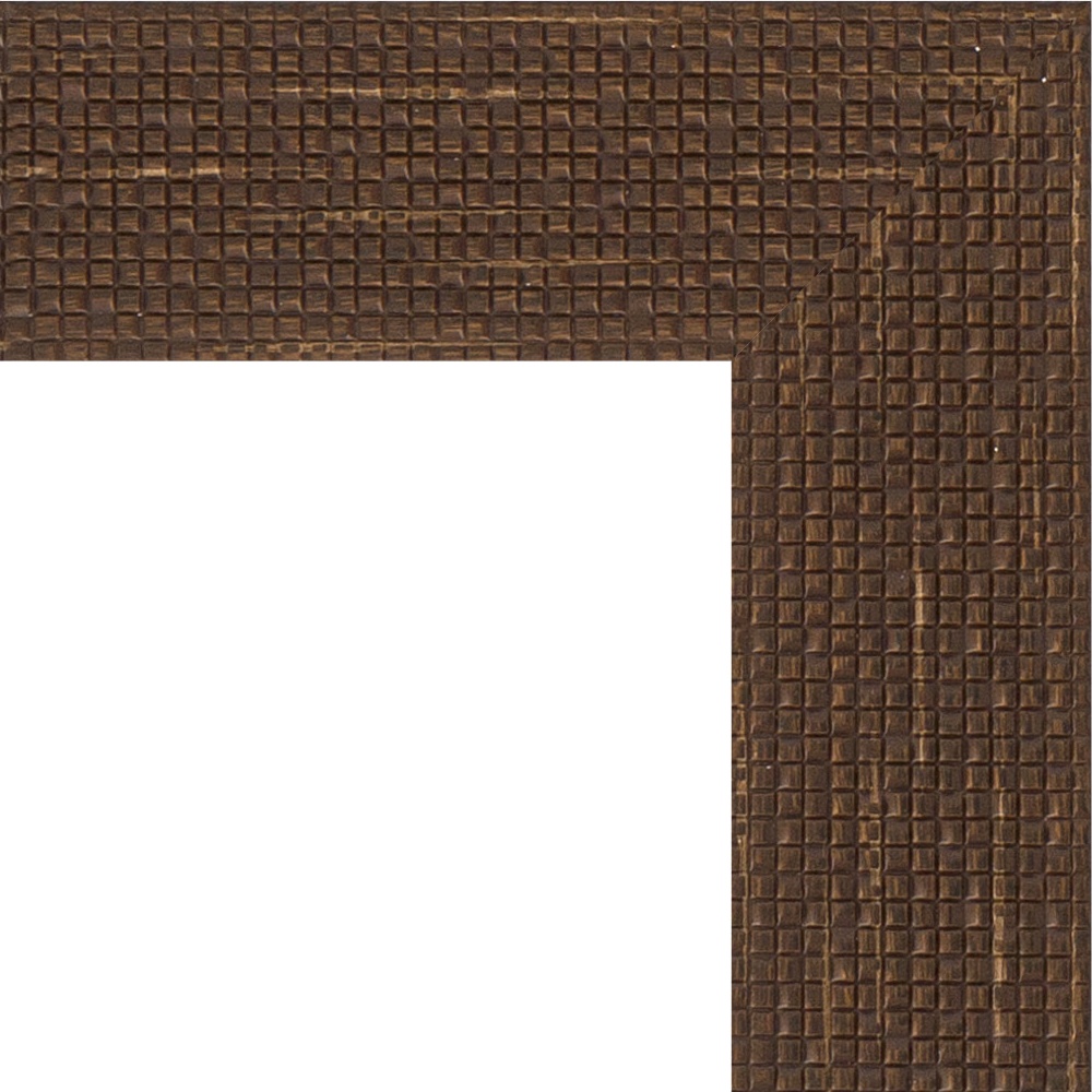 BY 6003 Зеркало напольное в багетной раме - мозаика античная медь 70 mm EVOFORM Definite floor - Вид №5